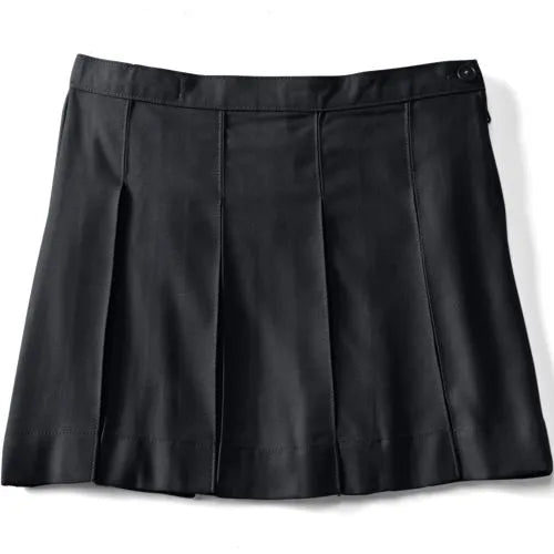 School Uniform Girls Box Pleat Skirt Above the Knee