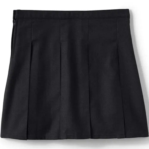Girls Box Pleat Skirt Top of Knee
