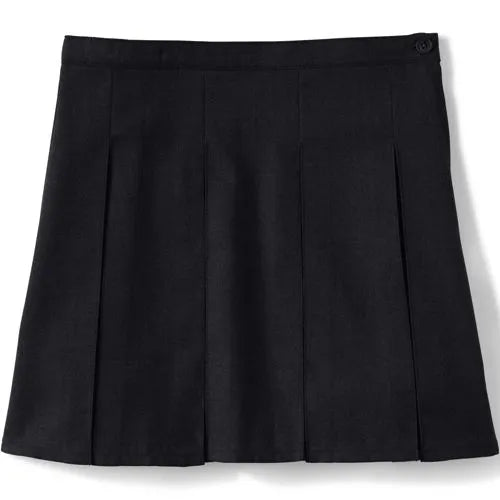 Girls Box Pleat Skirt Top of Knee