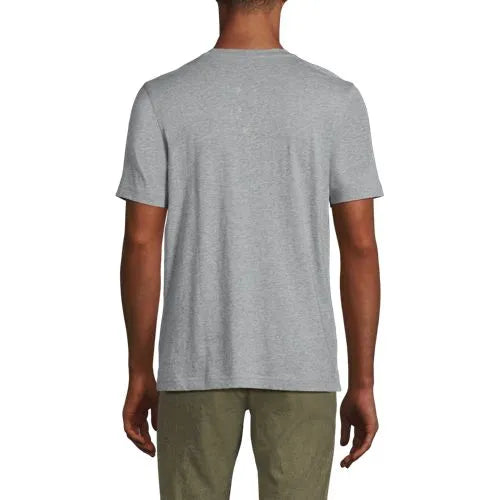 Men's Short Sleeve Cotton Supima Jersey Henley