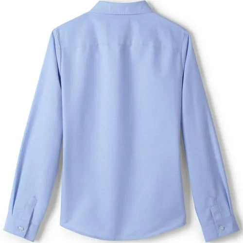 Girls Long Sleeve Oxford Dress Shirt