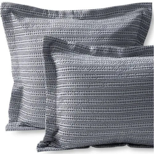 Cotton Matelasse Textured Stripe Duvet Bed Cover