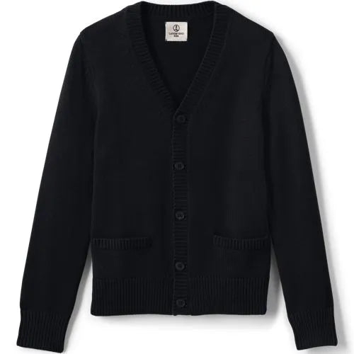 School Uniform Boys Cotton Modal Button Front Cardigan Sweater