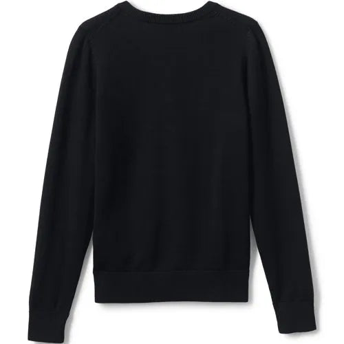 Men's Cotton Modal Fine Gauge V-neck Sweater