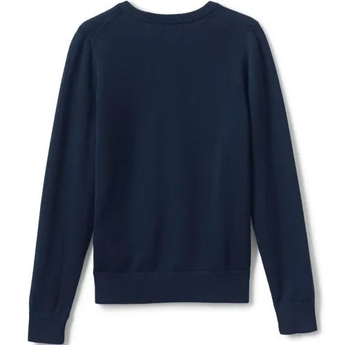 Men's Cotton Modal Fine Gauge V-neck Sweater