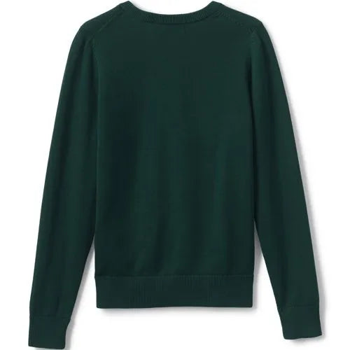 Men's Cotton Modal Fine Gauge V-neck Sweater