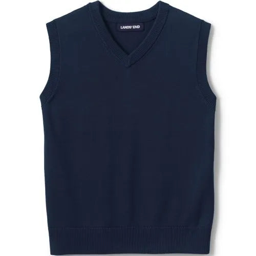 Kids Cotton Modal Fine Gauge Sweater Vest