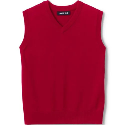 Kids Cotton Modal Fine Gauge Sweater Vest