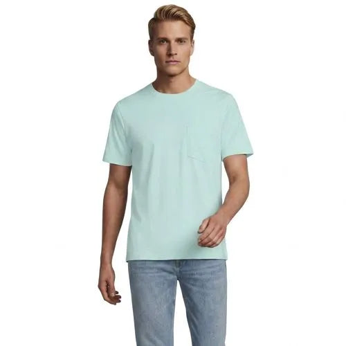 Men's Short Sleeve Cotton Supima Tee With Pocket