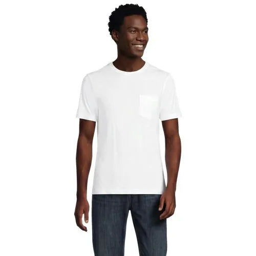 Men's Short Sleeve Cotton Supima Tee With Pocket