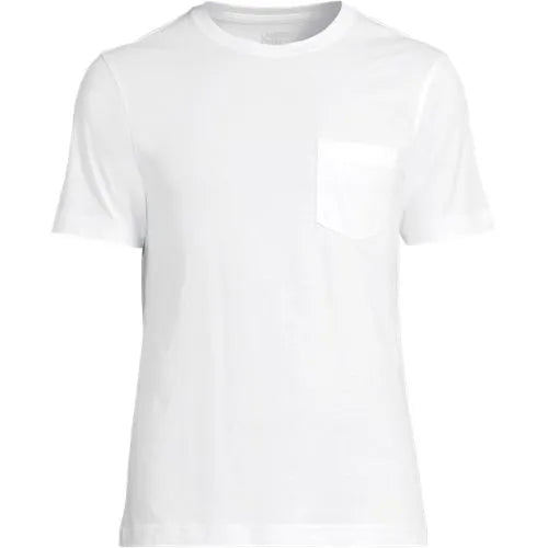 Men's Short Sleeve Cotton Supima Tee With Pocket