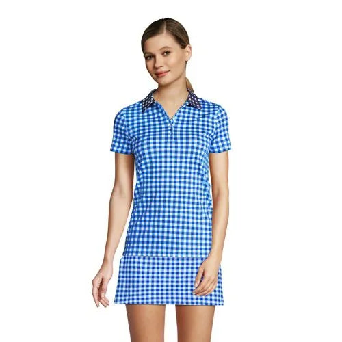 Draper James x Lands' End Women's Short Sleeve Supima Polo Shirt