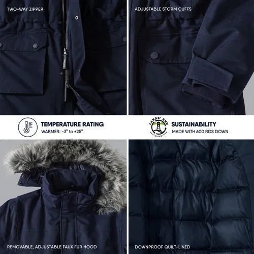 Men's Big and Tall Expedition Waterproof Down Parka