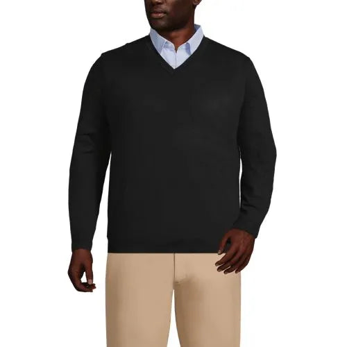 Men's Performance V-neck Sweater