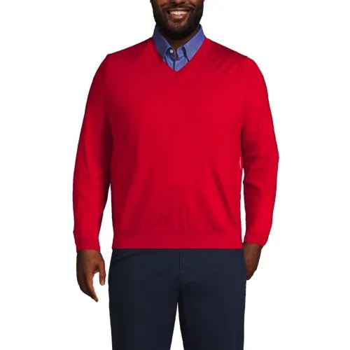 Men's Performance V-neck Sweater