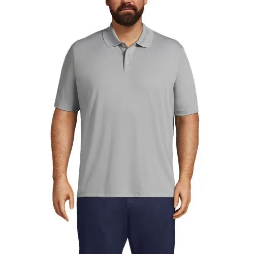 Men's Short Sleeve Solid Active Polo Shirt