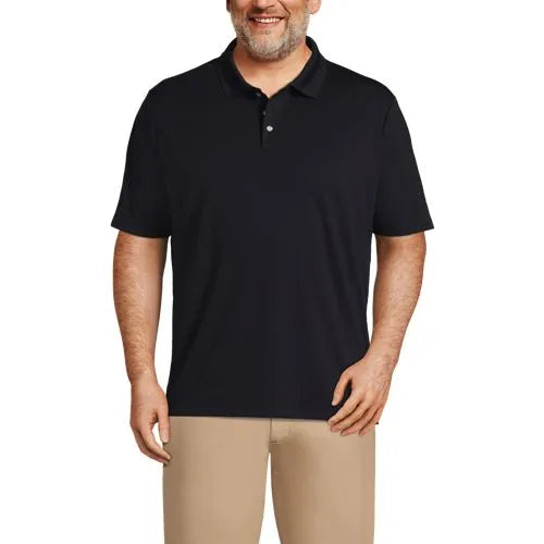 Men's Short Sleeve Solid Active Polo Shirt