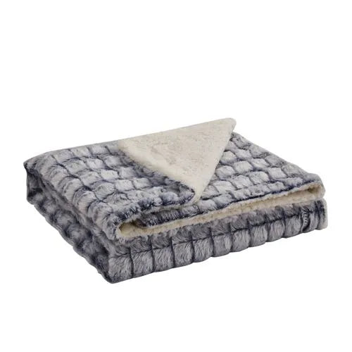 Blue Ridge Home Fashions MicroMink Sherpa Reversible Throw Blanket