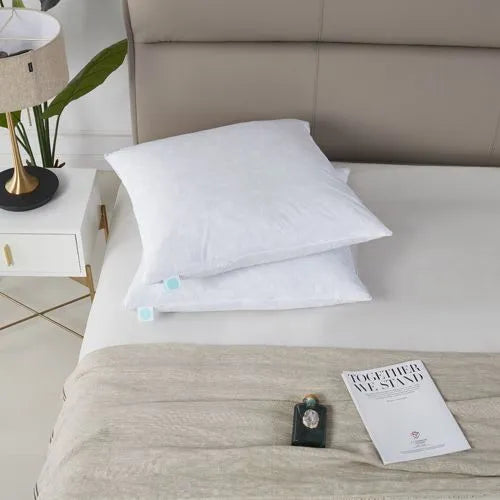 Martha Stewart European Square Feather Firm Pillow 2 Pack