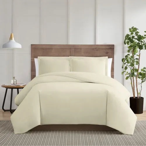 Truly Calm Silver Cool Cotton Duvet Cover Set