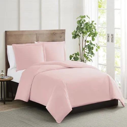 Truly Calm Silver Cool Cotton Duvet Cover Set