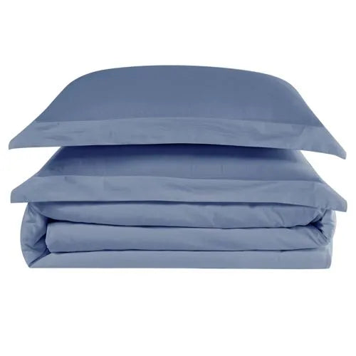 Truly Calm Silver Cool Cotton Duvet Cover Set
