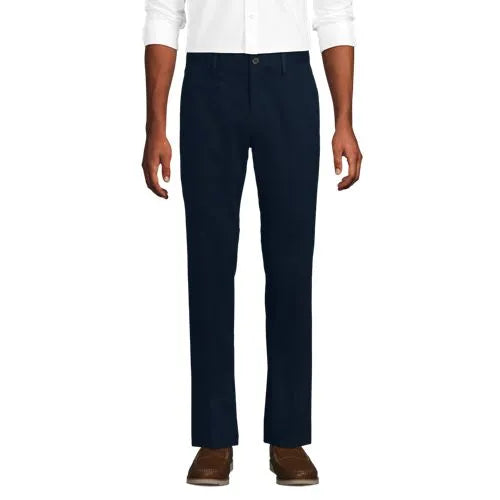 Men's Tall No Iron Straight Fit Plain Front Chino Pant