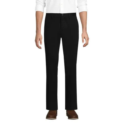 Men's Tall No Iron Straight Fit Plain Front Chino Pant