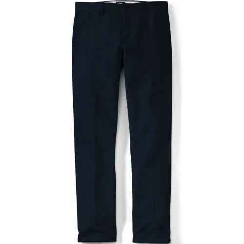 Men's Tall No Iron Straight Fit Plain Front Chino Pant