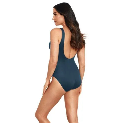 Miraclesuit Women's Must Haves Escape Slimming Underwire One Piece Swimsuit