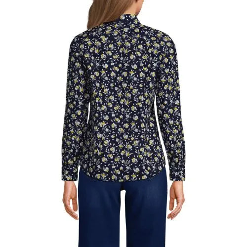 No Iron Button Front Shirt