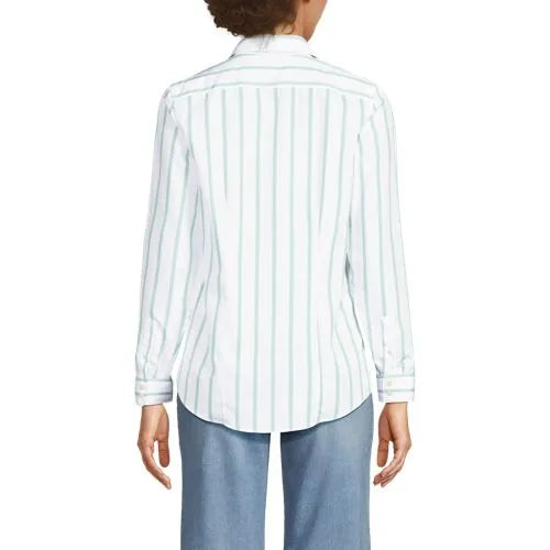 No Iron Button Front Shirt