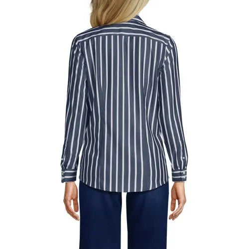 No Iron Button Front Shirt