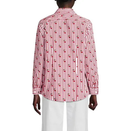 No Iron Button Front Shirt