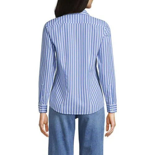 No Iron Button Front Shirt