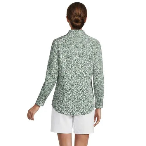 No Iron Button Front Shirt