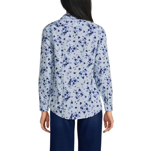 No Iron Button Front Shirt