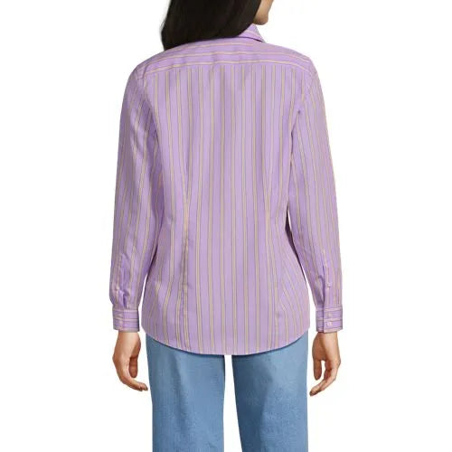 No Iron Button Front Shirt