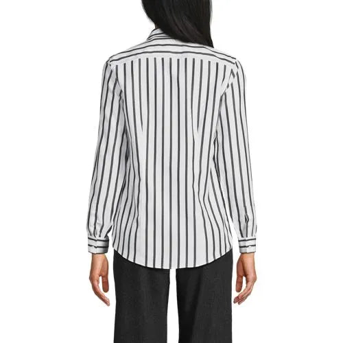 No Iron Button Front Shirt