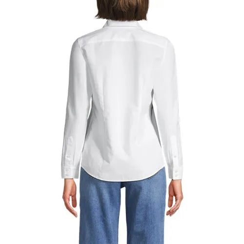 No Iron Button Front Shirt