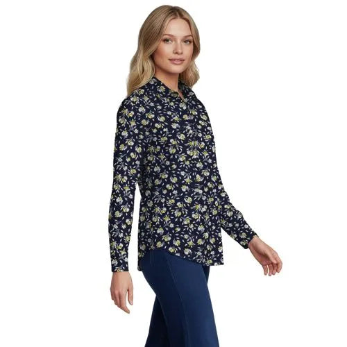 No Iron Button Front Shirt
