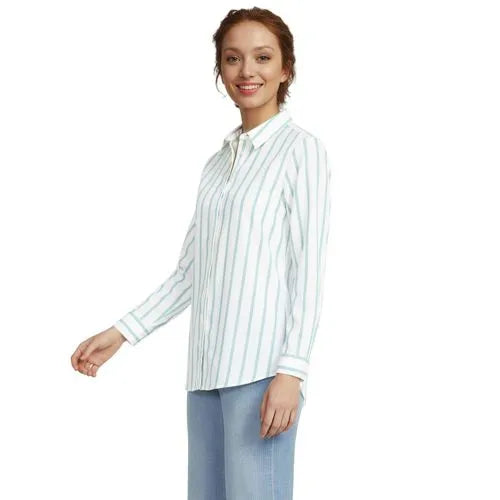 No Iron Button Front Shirt