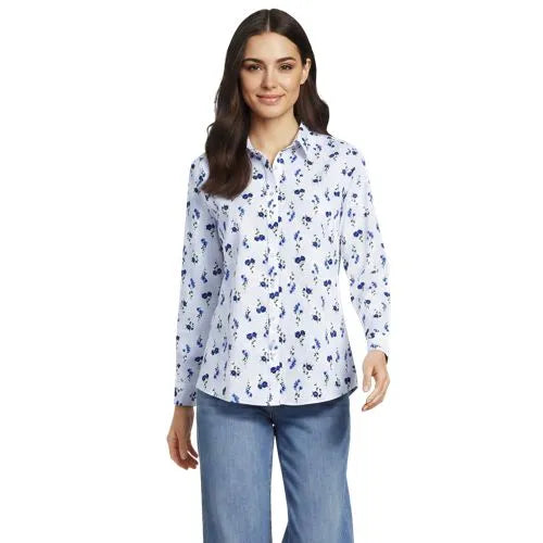 No Iron Button Front Shirt