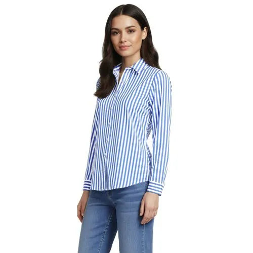 No Iron Button Front Shirt