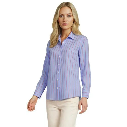 No Iron Button Front Shirt