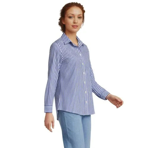 No Iron Button Front Shirt