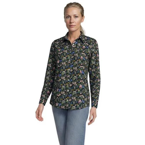 No Iron Button Front Shirt