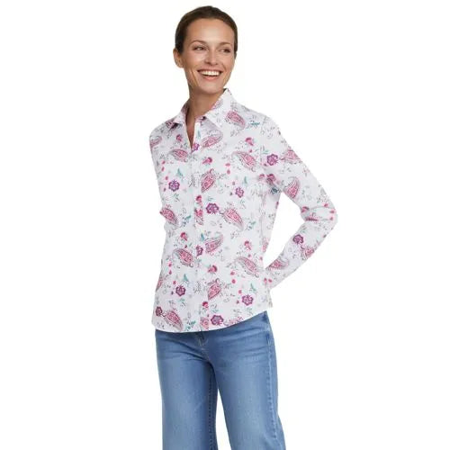 No Iron Button Front Shirt