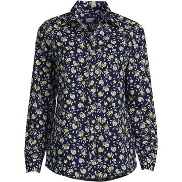 No Iron Button Front Shirt