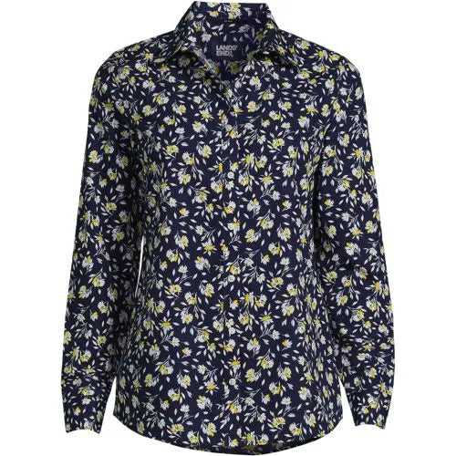 No Iron Button Front Shirt